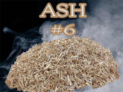 Ash Minuto®  no 6, ranging in sizes ge 3 mm and le 4 mm. This smoker wood chip has great smoking along with ember coaling capabilities. Ash Minuto®  no 6, ranging in sizes ge 3 mm and le 4 mm. This smoker wood chip has great smoking along with ember coaling capabilities.