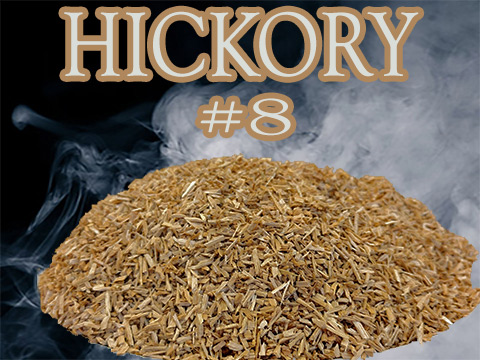 Our Hickory Minuto®  no 8 dices into pieces ranging from ge 2 mm and  le 3 mm.  The Hickory species produces a nice smoker chip in this size. Our Hickory Minuto®  no 8 dices into pieces ranging from ge 2 mm and  le 3 mm.  The Hickory species produces a nice smoker chip in this size.