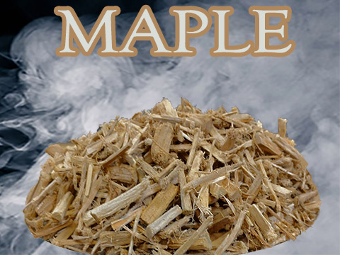 Our Maple Grande Sapore® has the brown color signifying a lot of sugar content.  This crushes into smaller pieces  for a sweet smoky flavor! 