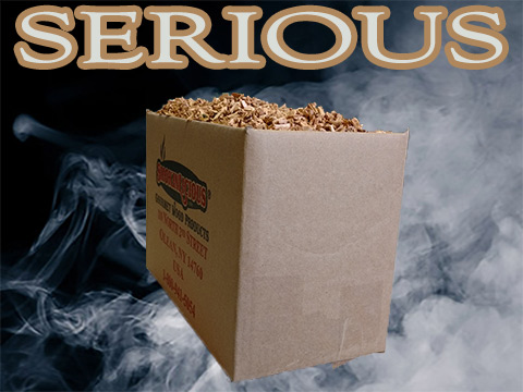 Our Minuto® serious box turned to show the depth of the package!   This is a lot of wood chips for a restaurant or smaller smokehouse! Our Minuto® serious box turned to show the depth of the package!   This is a lot of wood chips for a restaurant or smaller smokehouse!