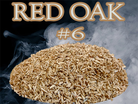 Our Red Oak Minuto® no 6 are beefy pieces ranging from ge 3 mm and le 4 mm. Red Oak provides  a nice smoky flavor between too mild and strong! Our Red Oak Minuto® no 6 are beefy pieces ranging from ge 3 mm and le 4 mm. Red Oak provides  a nice smoky flavor between too mild and strong!